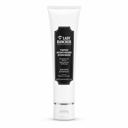 Lady Rancher Tinted Moisturizer Sunscreen SPF 50 – Broad Spectrum Hydrating Face Protection
